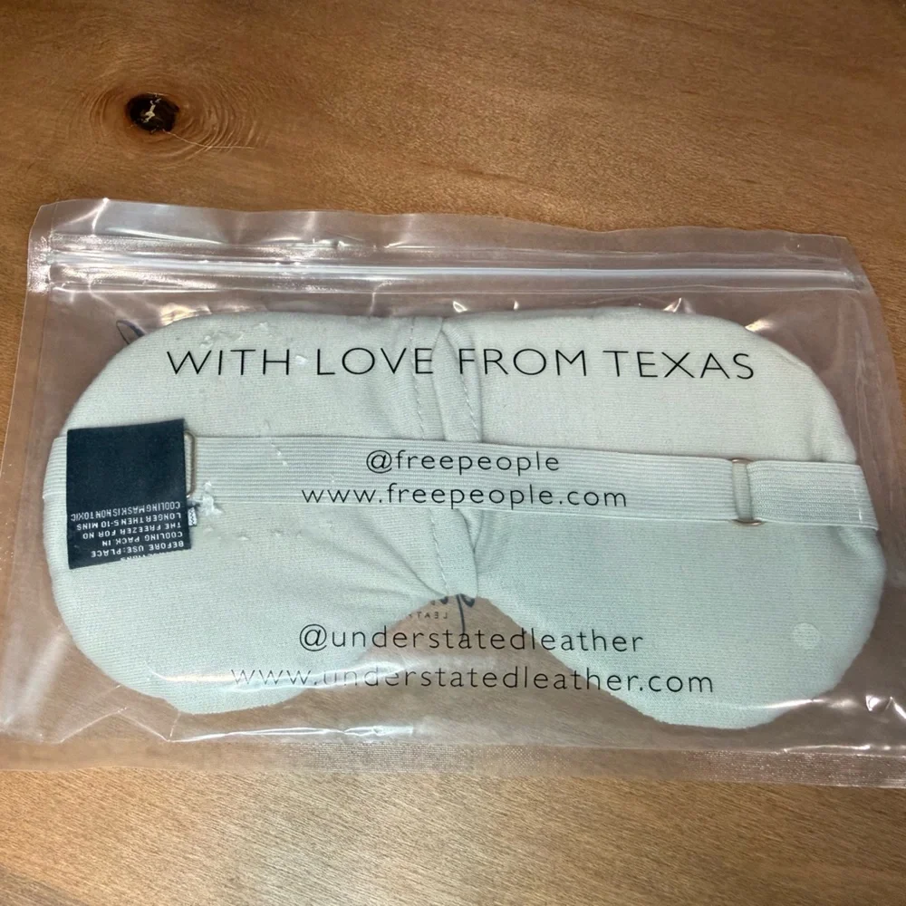 Free People Starry Eye Mask silver NWT